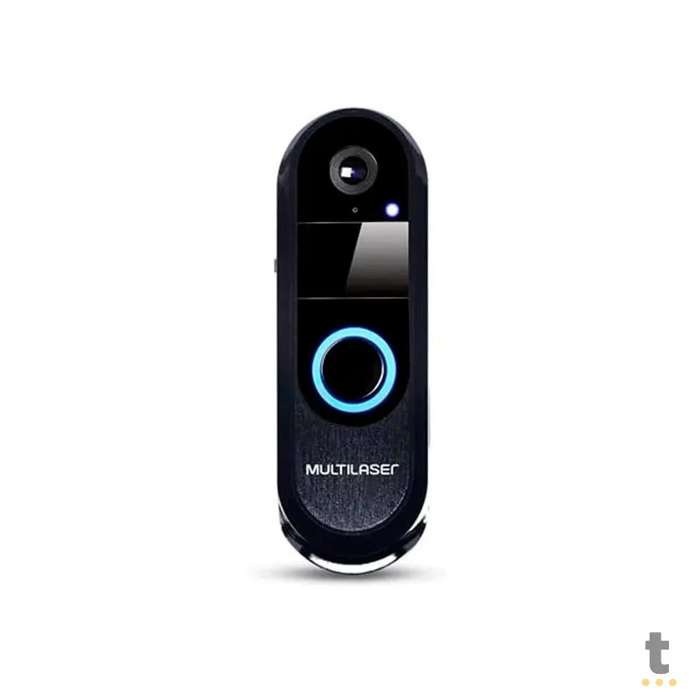 Video Porteiro Inteligente Multi HD Wi-fi 30Fps C/ Auto Falante e Microfone Embutido Preto - SE220 Truedata